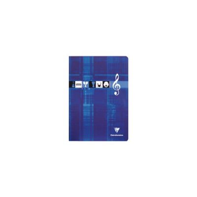 CLAIREFONTAINE  Cahier piq&ucirc;re Musique & Chant, A4, 48 pages - Lot de 10