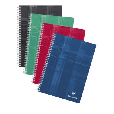 CLAIREFONTAINE  Cahier Reliure Int&eacute;grale 21 X 29,7 Cm 180 Pages