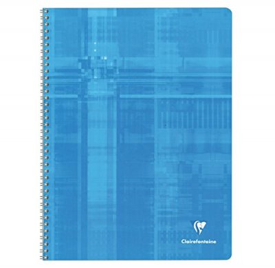 CLAIREFONTAINE  Cahier reliure int&eacute;grale 24x32 180 pages 90g s&eacute;y&egrave;s