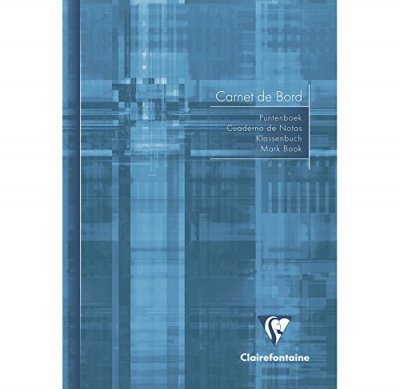 CLAIREFONTAINE  Carnet de Bord Piqu&eacute; 14,8 x 21 cm 40 Pages