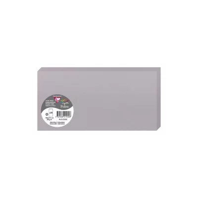 POLLEN BY CLAIREFONTAINE Clairefontaine Carte 210g Pli&eacute;e 106x213 Gris Koala Pqt 25