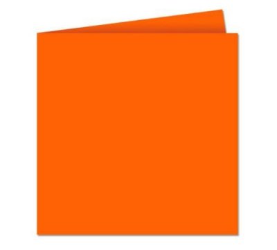 POLLEN BY CLAIREFONTAINE Clairefontaine Carte 210g Pli&eacute;e 160x160 Capucine Pqt 25