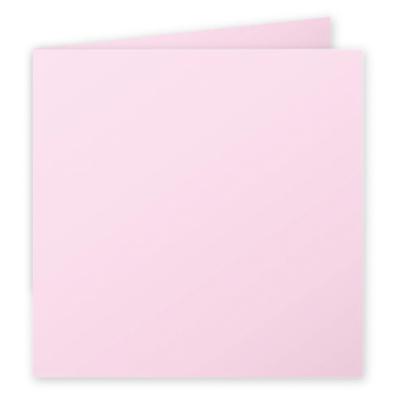 POLLEN Clairefontaine Carte 210g Pli&eacute;e 160x160 Rose Drag&eacute;e Pqt 25