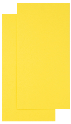 CLAIREFONTAINE  - Carte Pollen 10x21 Jaune Soleil - Paquet De 25