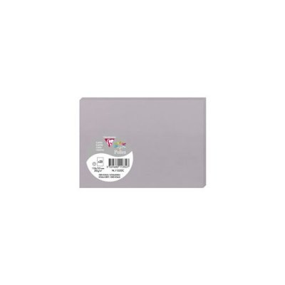 POLLEN BY CLAIREFONTAINE Clairefontaine Carte Simple 210g 110x155 Gris Koala Pqt 25