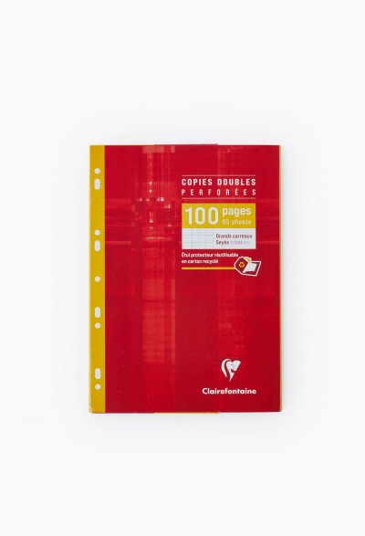 CLAIREFONTAINE  Copies doubles perfor&eacute;es, A4, s&eacute;y&egrave;s