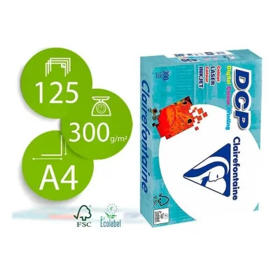 CLAIREFONTAINE  DCP ramette papier 125 feuilles A4 300g 3801C