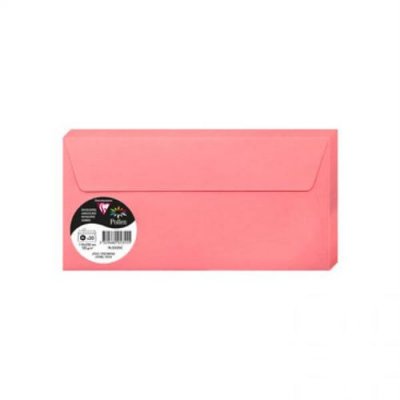 POLLEN Clairefontaine Enveloppe 120g 110x220 Litchi Pqt 20