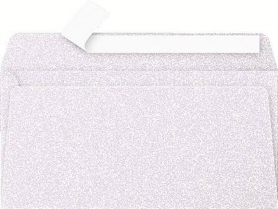 CLAIREFONTAINE  Enveloppe 120g 110x220 Rose Poudr&eacute; Iris&eacute; Pqt 20