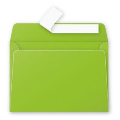 CLAIREFONTAINE  Enveloppe 120g 114x162 Vert Menthe Pqt 20
