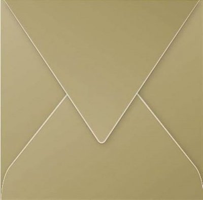 POLLEN BY CLAIREFONTAINE Clairefontaine Enveloppe 120g 140x140 Or Pqt 20