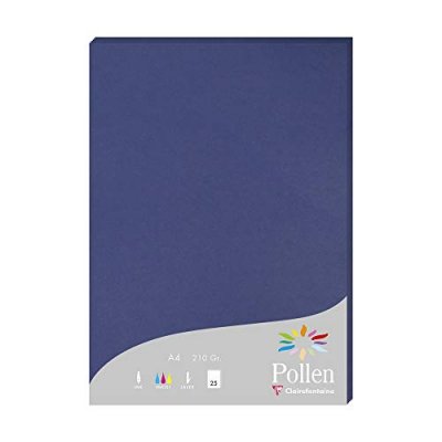 GENERIQUE Clairefontaine Etui de 25 feuilles Pollen 210x297mm 210g/m2 - Lot de 2
