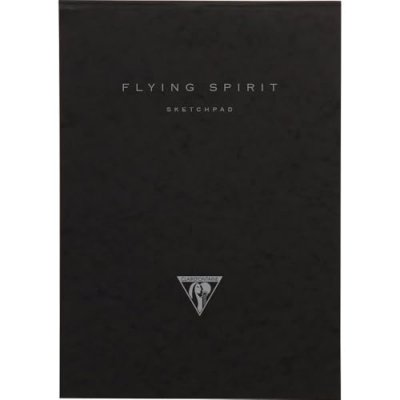 CLAIREFONTAINE  Flying Spirit bloc coll&eacute; 50F A4 90g - Noir - Lot de 5
