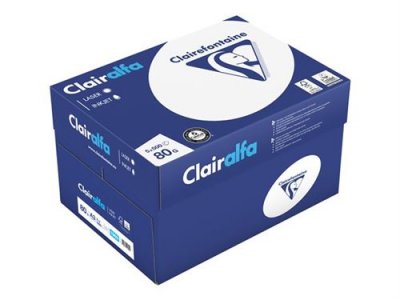 CLAIREFONTAINE  Lot de 5 Ramettes de 500 feuilles papier blanc A3