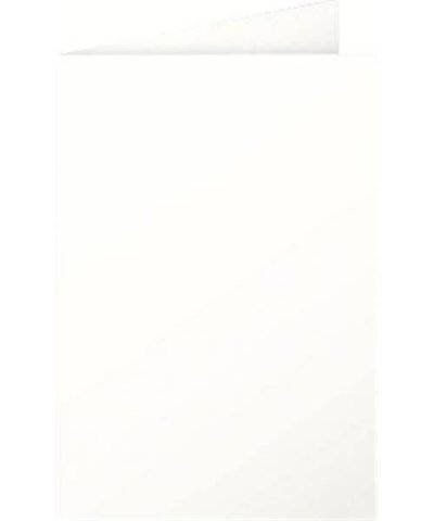 CLAIREFONTAINE  Paquet de 25 cartes pli&eacute;es Pollen 110x155mm 210g/m2 - Ivoire - Lot de 3