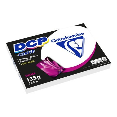 CLAIREFONTAINE  - Ramette Papier 250f Dcp 2 Faces Brillant A4 135g