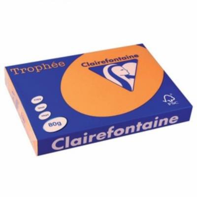 CLAIREFONTAINE  - Ramette Papier  A3 80g Clementine