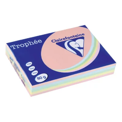 CLAIREFONTAINE  Troph&eacute;e - papier teint&eacute; - 500 feuille(s)