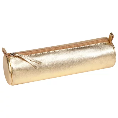 CLAIREFONTAINE  Trousse CUIRIS&Eacute;, cuir, dor&eacute; - Lot de 2