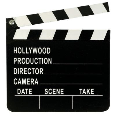 GENERIQUE Clap de cin&eacute;ma hollywood party cin&eacute;ma
