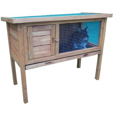 HABRITA Clapier pour lapins et rongeurs sur pieds - 0.41m&sup2;