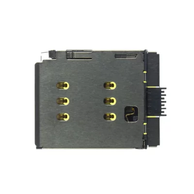 CLAPPIO  Lecteur de carte SIM de remplacement pour iPhone X Gris