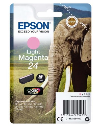 EPSON Claria Photo Hd Ink Lgt Mag 24