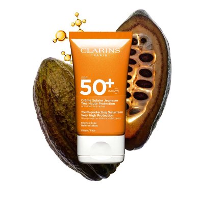 CLARINS  Cr&egrave;me Solaire Jeunesse Tr&egrave;s Haute SPF 50+ Protection solaire visage 5