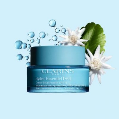 CLARINS  Hydra-Essentiel [HA&sup2;]Cr&egrave;me d&eacute;salt&eacute;rante SPF15 50ml