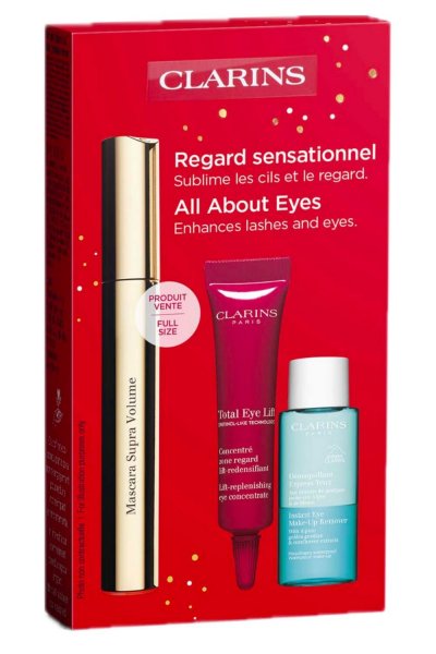 CLARINS  Supra Volume Coffret Mascara 01 intense black 8 ml + 2 Pr