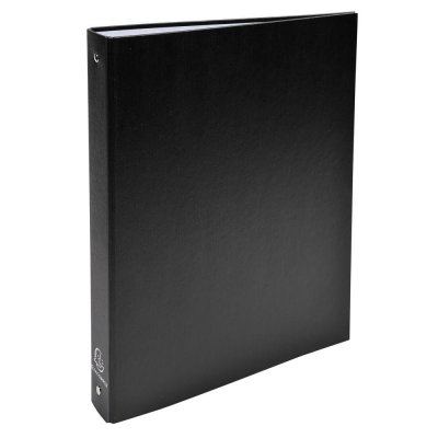 EXACOMPTA Classeur 4 anneaux balacron A4 - dos 30 mm - coloris noir