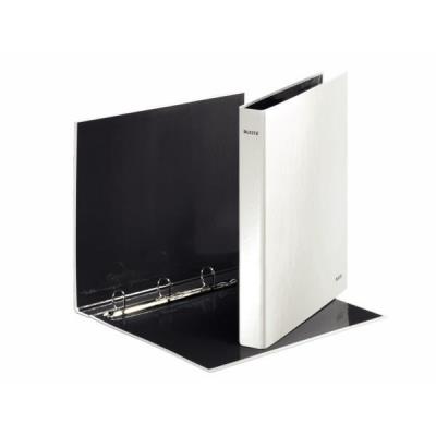 LEITZ Classeur 4 Anneaux Wow - -diam&egrave;tre 25 Mm- Blanc - 