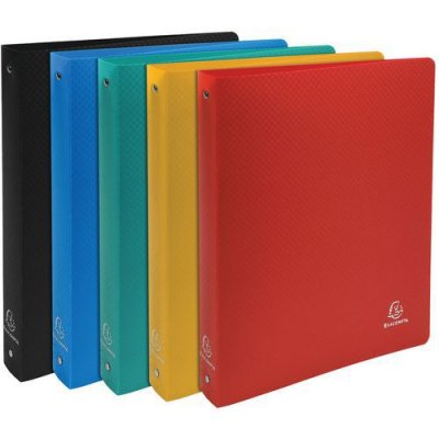 EXACOMPTA Classeur &Agrave; 4 Anneaux En Polypropyl&egrave;ne Opaque A4 Maxi