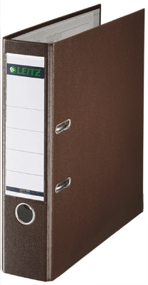 LEITZ Classeur &Agrave; Levier 180&deg; Standard 80 Mm Noir
