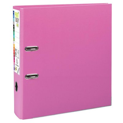 EXACOMPTA Classeur a levier - 24,2 x 29,7 cm - polypropylene - rose