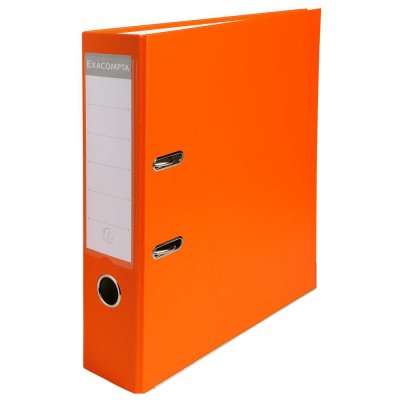 EXACOMPTA Classeur &agrave; levier A4 - Dos 80 mm - Coloris Orange