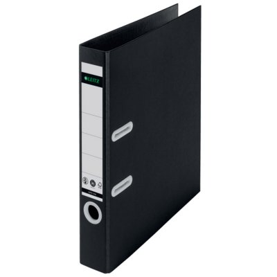 LEITZ Classeur &agrave; levier cartonn&eacute;  RECYCLE A4 - Dos 5 cm - Bleu fonc&eacute;