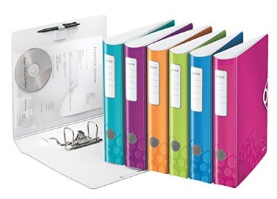 LEITZ Classeur &Agrave; Levier  Wow Active 180&deg; Pp 50 Mm Assortis