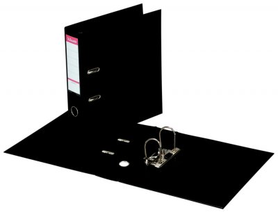 ESSELTE Classeur &Agrave; Levier Polypropyl&egrave;ne 75 Mm - Noir - 