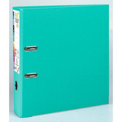 EXACOMPTA Classeur a levier prem'touch extra large - dos 80 mm - bleu turquoise