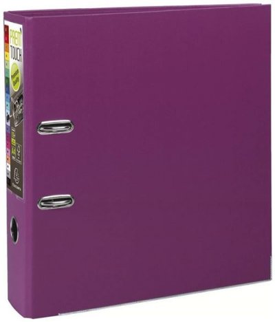 EXACOMPTA Classeur a levier prem'touch extra large - dos 80 mm - rose fuchsia