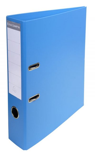 EXACOMPTA Classeur &agrave; levier PVC A4 dos de 70mm Bleu