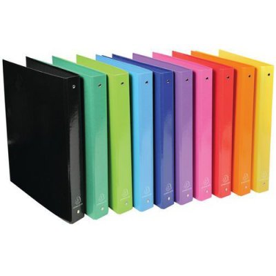 EXACOMPTA Classeur A4 4 Anneaux 30mm Iderama - Couleurs Assorties
