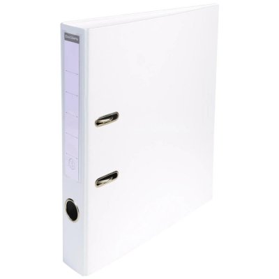 EXACOMPTA Classeur  &agrave; levier 32x29cm PVC Dos 50mm Blanc