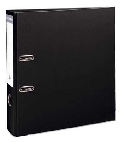 EXACOMPTA Classeur  &agrave; levier 32x29cm PVC Dos 50mm Noir