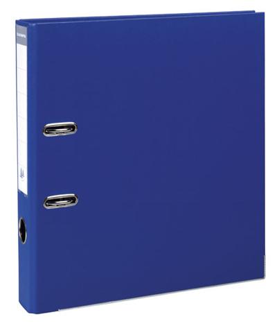EXACOMPTA Classeur  &agrave; levier 32x29cm PVC Dos 70mm Bleu fonc&eacute;