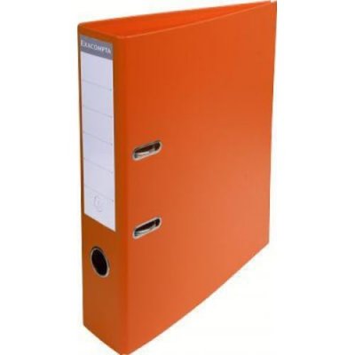 EXACOMPTA Classeur  &agrave; levier 32x29cm PVC Dos 70mm Orange