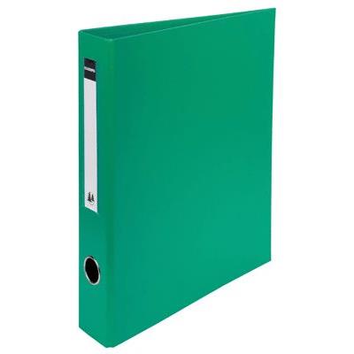 EXACOMPTA Classeur  pvc 4 anneaux - dos 40mm + porte &eacute;tiquette - vert