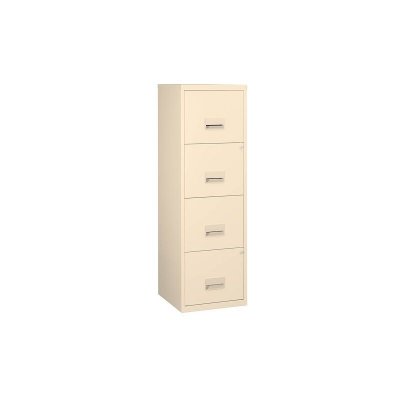 Classeur monobloc 4 tiroirs - beige - beige - 