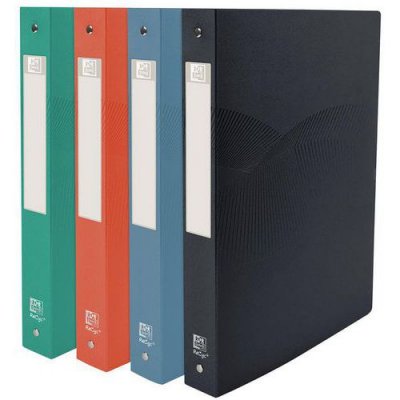 OXFORD Classeur Osmose Pp Recycl&eacute; A4 4 Anneaux Assorti - 